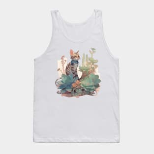 Cute Bengal cat Tank Top